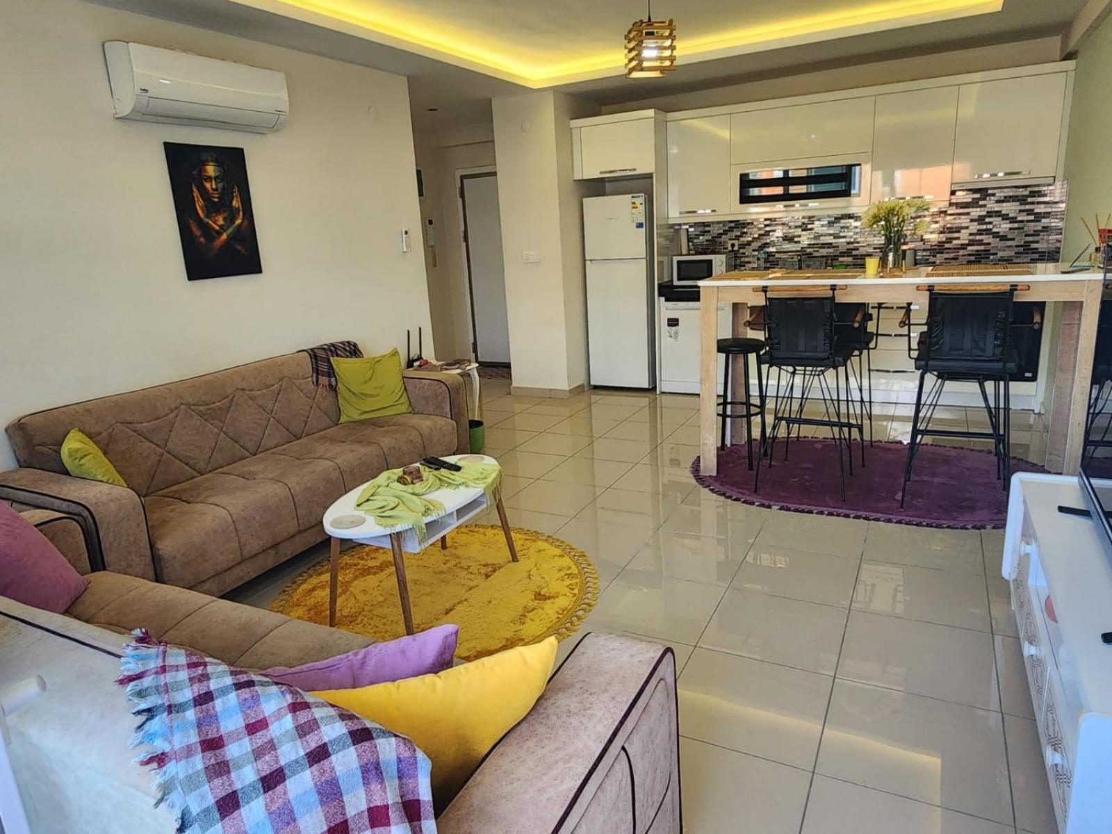 Apartamento Cozy Sea View Next To The Beach, In The Mid Of The Market, Saturday Bazar, Restaurants & Bars Etc, Alanya Mahmutlar! Exterior foto