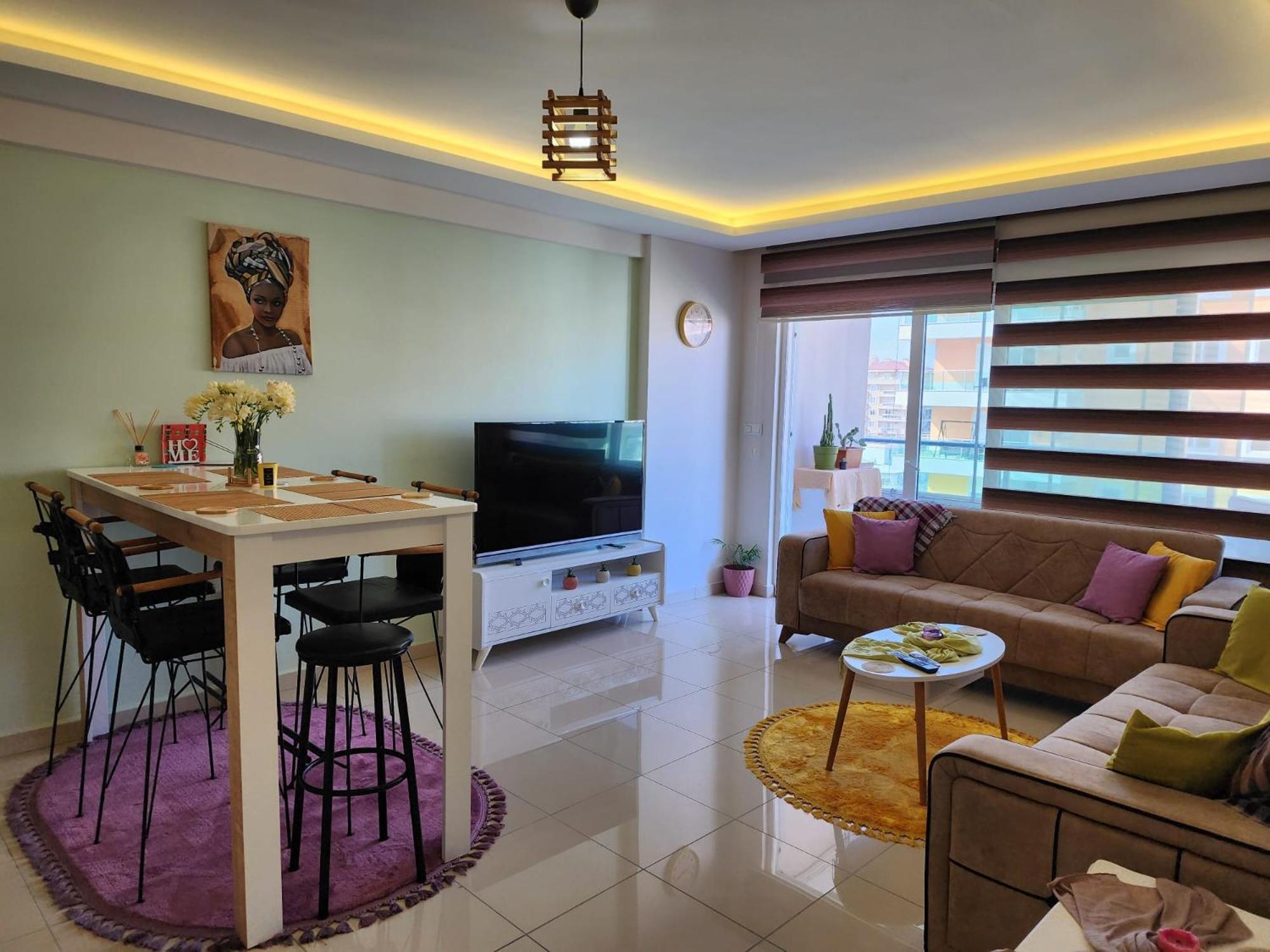 Apartamento Cozy Sea View Next To The Beach, In The Mid Of The Market, Saturday Bazar, Restaurants & Bars Etc, Alanya Mahmutlar! Exterior foto